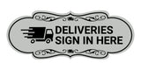 Designer Deliveries Sign In Here Wall or Door Sign