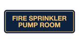 Signs ByLITA Standard Fire Sprinkler Pump Room Sign
