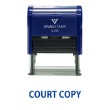 Court Copy Self Inking Rubber Stamp