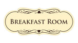 Signs ByLITA Designer Breakfast Room Sign