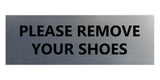 Signs ByLITA Basic Please Remove Your Shoes Sign