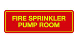 Signs ByLITA Standard Fire Sprinkler Pump Room Sign