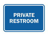 Signs ByLITA Classic Framed Private Restroom Sign