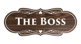Signs ByLITA Designer The Boss Sign