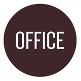 Circle OFFICE Wall / Door Sign