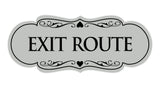 Signs ByLITA Designer Exit Route Sign