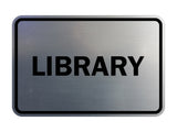 Signs ByLITA Classic Library Sign