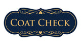Signs ByLITA Designer Coat Check Sign