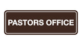 Signs ByLITA Standard Pastors Office Sign