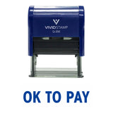 Ok To Pay Self Inking Rubber Stamp