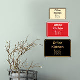 Classic Framed Office Kitchen Wall or Door Sign