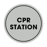Signs ByLITA Circle CPR Station Sign