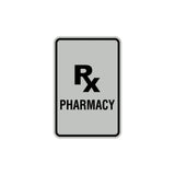 Portrait Round Rx Pharmacy Sign