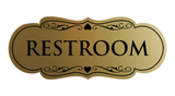 Designer Restroom Sign