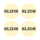 Slide Round Door Sign