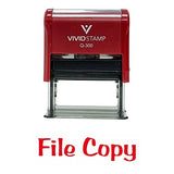 File Copy Self-Inking Office Rubber Stamp