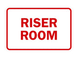 Signs ByLITA Classic Framed Riser Room