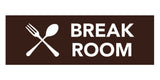 Signs ByLITA Basic Break Room Sign