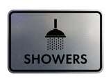 Classic Framed Showers Wall or Door Sign