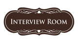 Signs ByLITA Designer Interview Room Sign