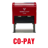 Co-Pay Self Inking Rubber Stamp