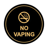 Signs ByLITA Circle No Vaping Sign