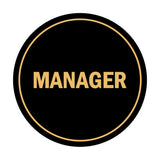 Signs ByLITA Circle Manager Sign