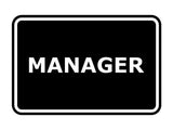 Signs ByLITA Classic Framed Manager