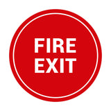Signs ByLITA Circle Fire Exit Sign