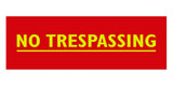 Signs ByLITA Basic No Trespassing Sign