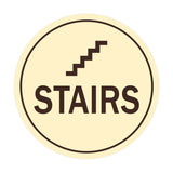 Sign By LITA Circle Stairs Sign
