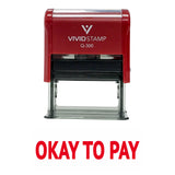 Okay To Pay Self Inking Rubber Stamp