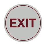 Signs ByLITA Circle Exit-Right Sign