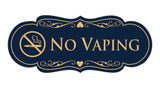 Signs ByLITA Designer No Vaping Sign