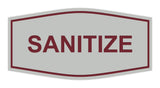 Signs ByLITA Fancy Sanitize Sign