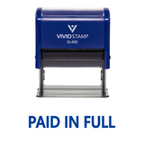 Basic PAID IN FULL Self Inking Rubber Stamp