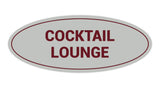 Signs ByLITA Oval Cocktail Lounge Sign
