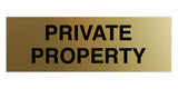 Signs ByLITA Basic Private Property Sign