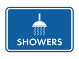 Classic Framed Showers Wall or Door Sign