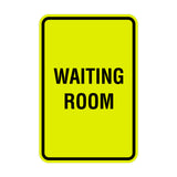 Portrait Round Waiting Room Sign
