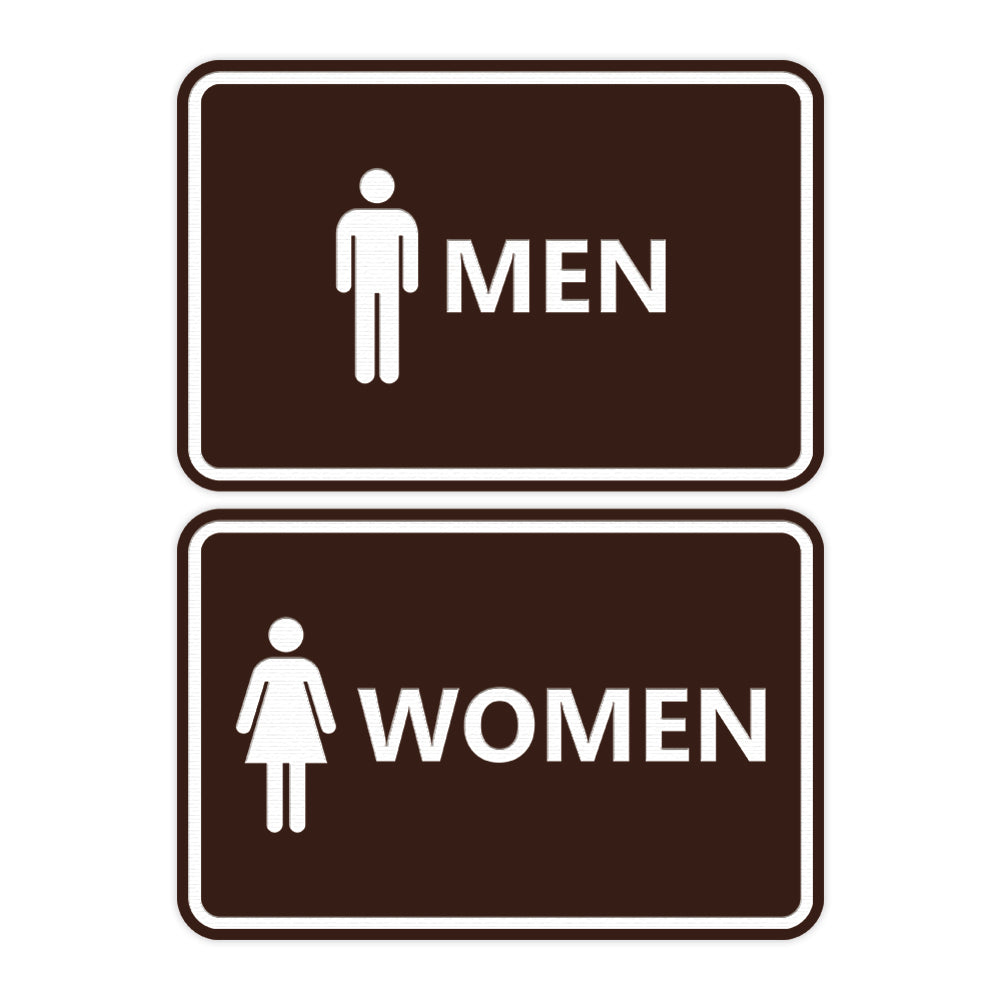 Signs ByLITA Classic Framed Men Women Sign Set