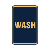 Portrait Round Wash Sign