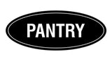 Signs ByLITA Oval Pantry Sign