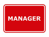 Signs ByLITA Classic Framed Manager