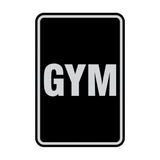 Portrait Round Gym Sign