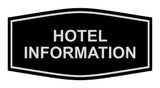Signs ByLITA Fancy Hotel Information Sign