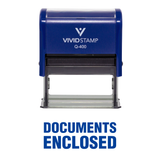 Documents Enclosed Self Inking Rubber Stamp