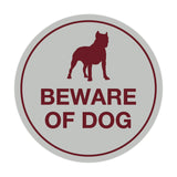 Signs ByLITA Circle Beware Of Dog Sign