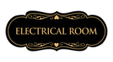 Signs ByLITA Designer Electrical Room Sign