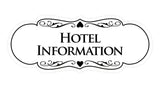 Signs ByLITA Designer Hotel Information Sign